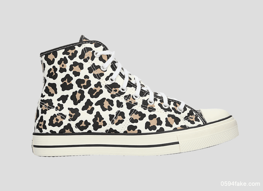 Converse Lucky Star High Top Leopard Print狂野的豹纹印花夺人眼球