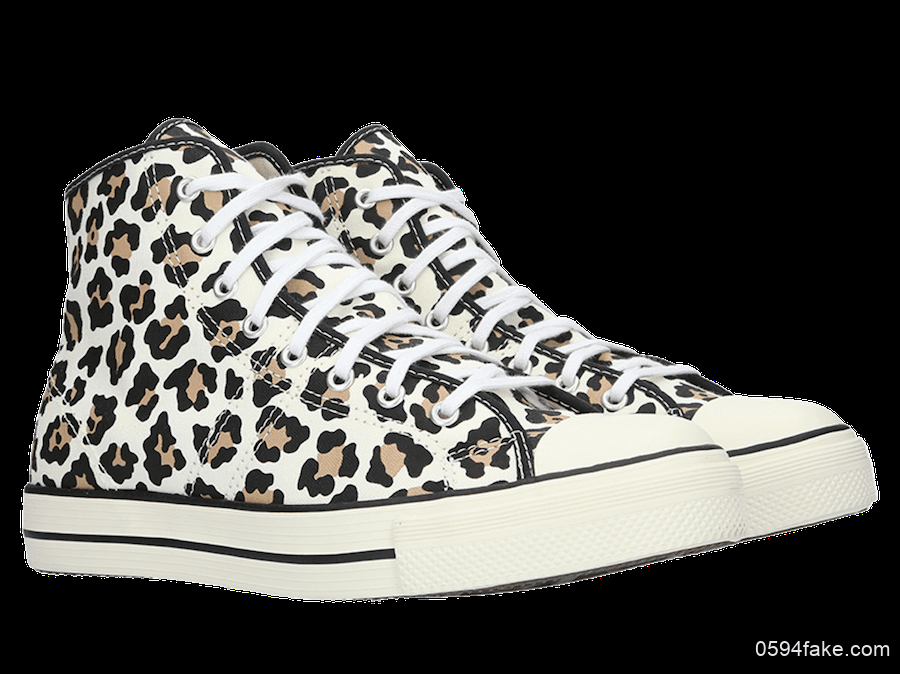 Converse Lucky Star High Top Leopard Print狂野的豹纹印花夺人眼球