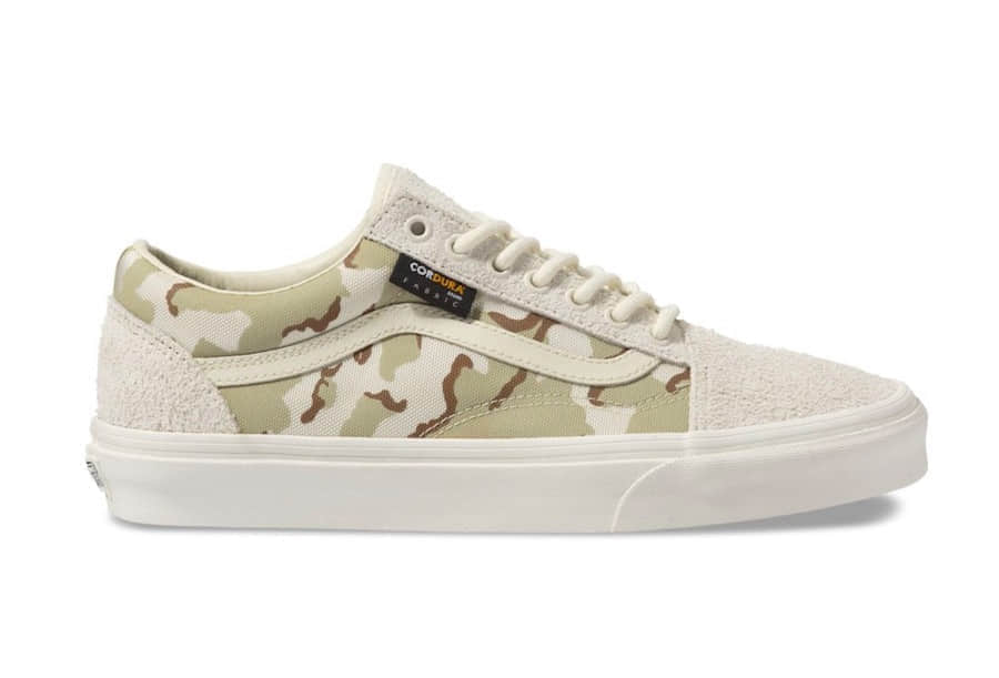 Vans与Cordura合作打造全新的Old Skool和Sk8-Hi并推出“Desert Camo”配色，你看如何？