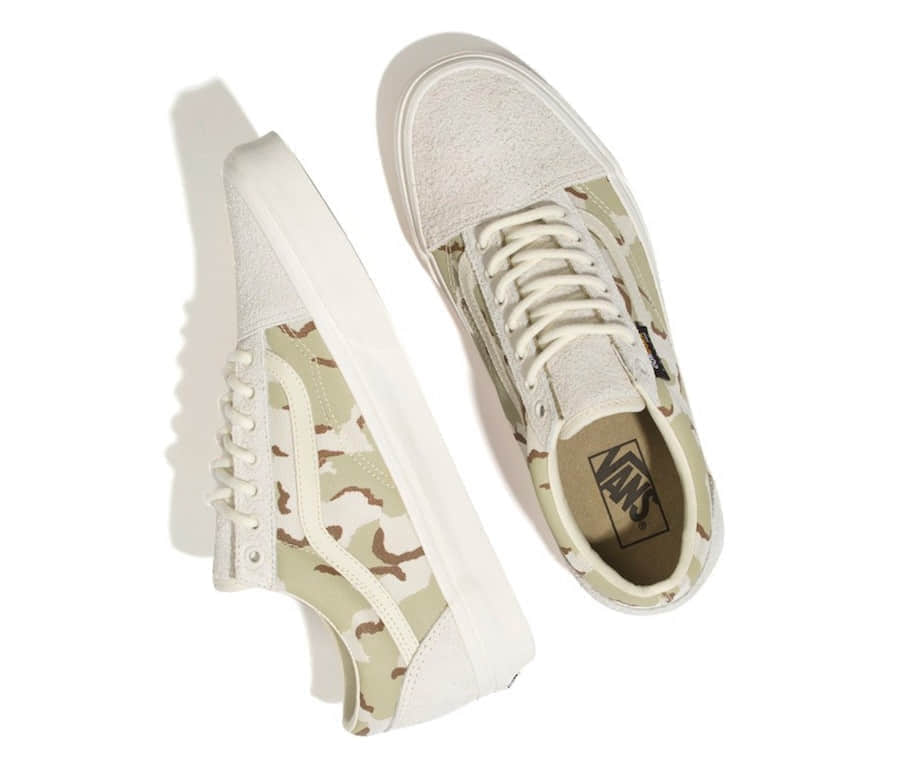 Vans与Cordura合作打造全新的Old Skool和Sk8-Hi并推出“Desert Camo”配色，你看如何？