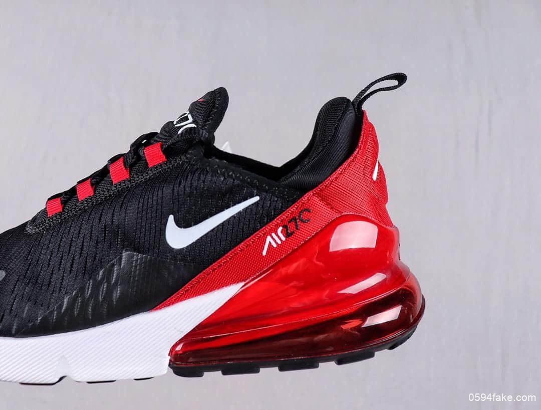 耐克Nike Air Max 270纯原版本最高工艺唯一原底气垫后半掌气垫慢跑鞋 货号：AH8050-022