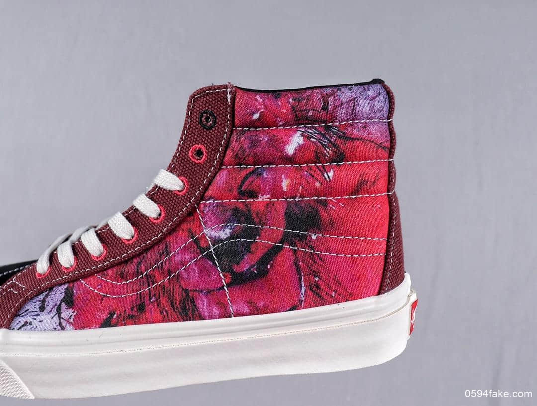 万斯Ralph Steadman x Vans Vault OG LX Sk8-Hi原厂真标硫化底插画限量联名款全网独家首发 货号：VN0A45JLVQV