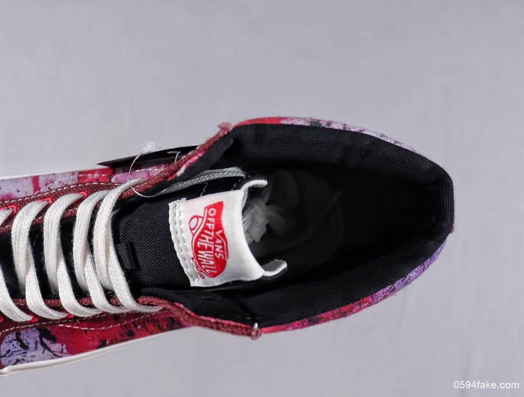 万斯Ralph Steadman x Vans Vault OG LX Sk8-Hi原厂真标硫化底插画限量联名款全网独家首发 货号：VN0A45JLVQV