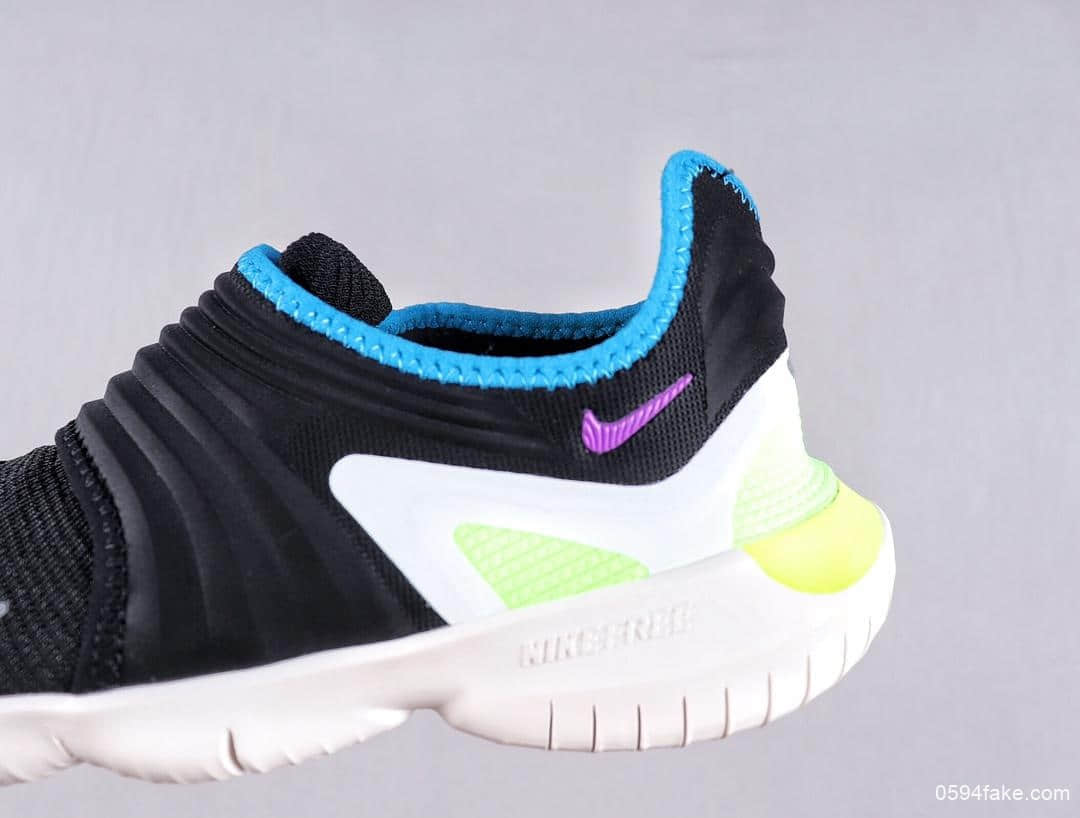 耐克Nike Free Rn Flyknit 3.0公司级赤足超轻网面透气运动跑步鞋 货号：AQ5707-003