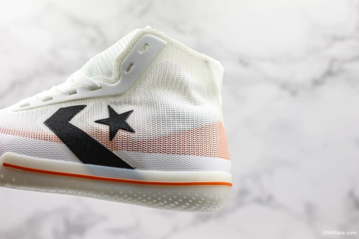 匡威Converse All Star Pro BB Black Silver Orange公司级版本全新出货匡威实战篮球鞋系列内置React缓震 货号：165653C