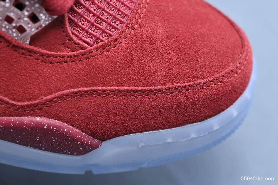 耐克Air Jordan 4 Retro Oklahoma Sooners PE乔丹4代纯原版本原楦原档案开发还原ZP所有细节进口高丝麂皮鞋面支持实战篮球鞋 货号：AJ4-1032076