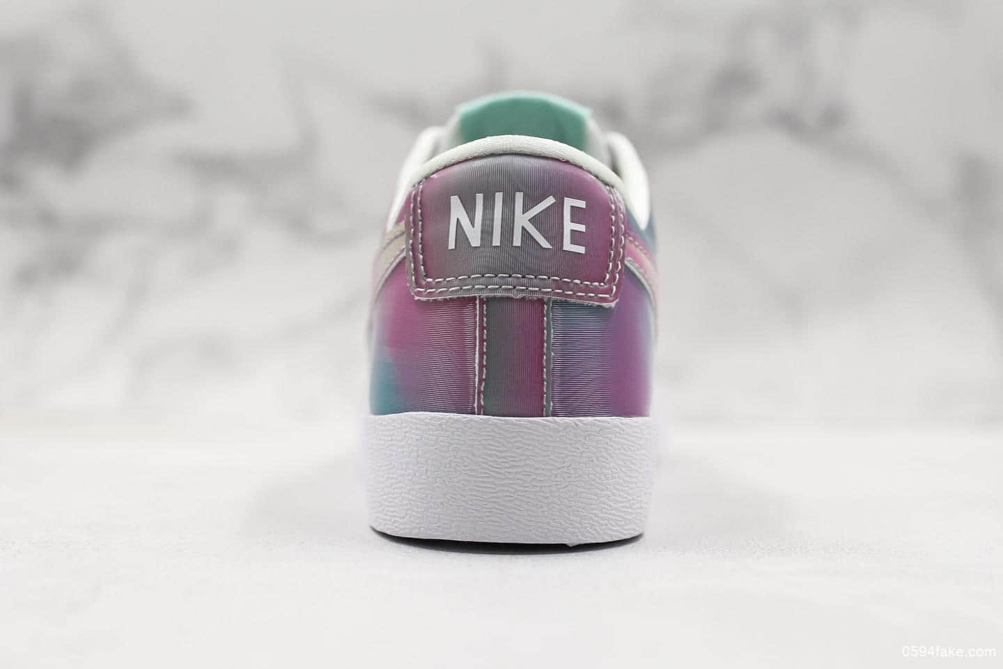 耐克Nike Wmns Blazer Low LX公司级开拓者5D炫彩原盒原标原厂中底区别市面通货版本细节随意对比 货号：AV9374-810