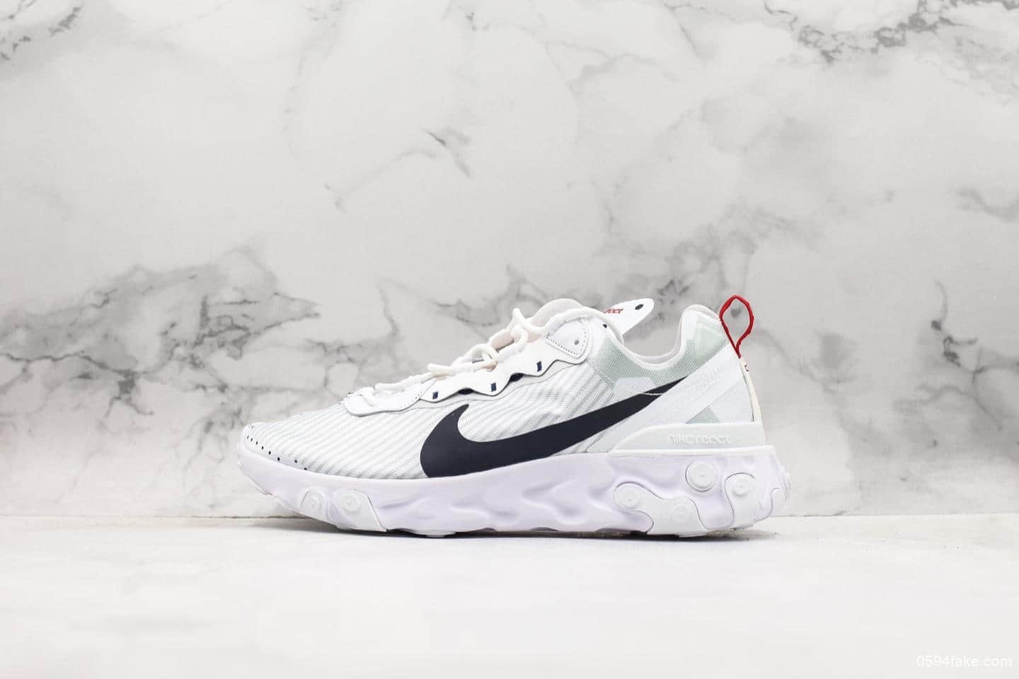 耐克Nike react element 87 undercover耐克87款公司级版本高桥盾联名透气薄纱面料运动休闲跑鞋 货号：CI9104-100