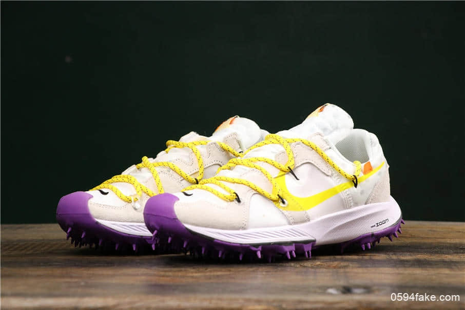 耐克Nike OFF-WHITE x Nike Air Zoom Terra Kiger 5联名OW登月真标高品质版本原盒原标市面所售最高版本 货号：CD8179-200