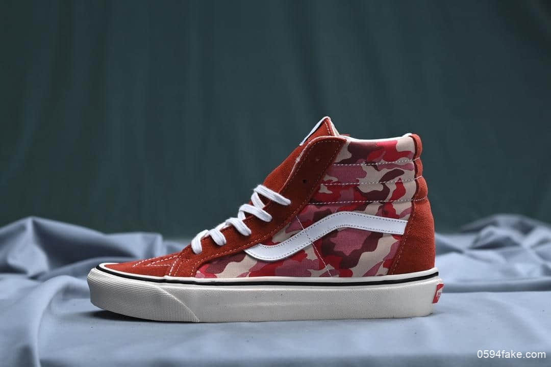 万斯Vans SK8-HI 38 Dx真标硫化品质亚洲限定发售高帮休闲板鞋 货号：VN0A38GFV7H