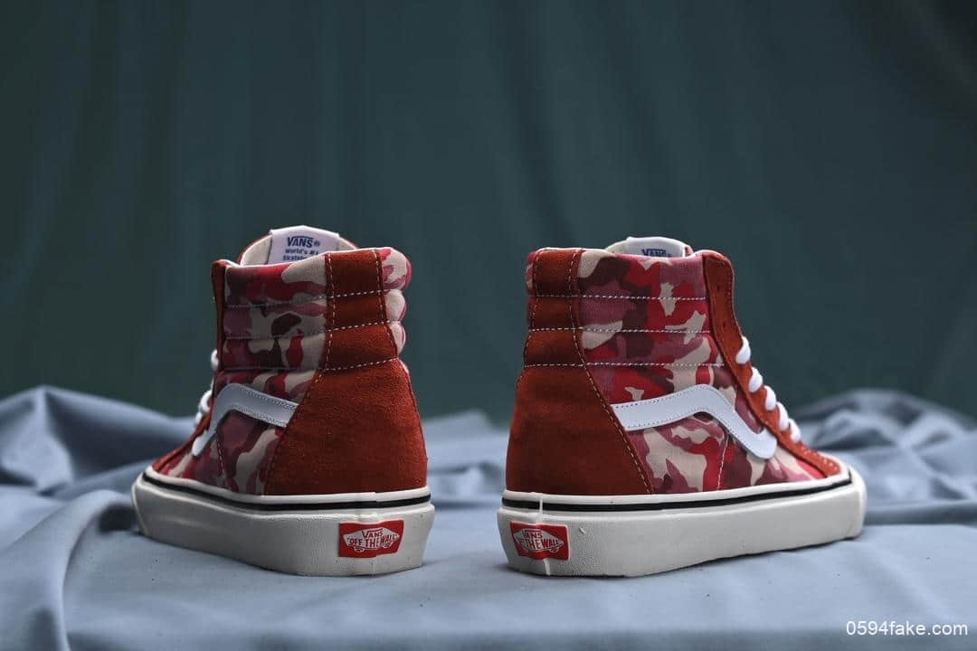 万斯Vans SK8-HI 38 Dx真标硫化品质亚洲限定发售高帮休闲板鞋 货号：VN0A38GFV7H