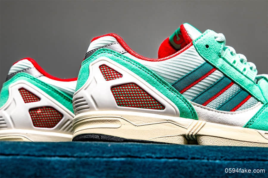 adidas Originals ZX 9000这款清新薄荷绿不容错过！ 货号：FU8403