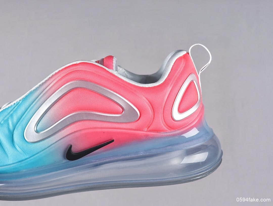 耐克Nike Air Max 720纯原版本天眼气垫原厂鞋面原厂小潘气垫大底区别市面先行错误版本 货号：AR9293-600