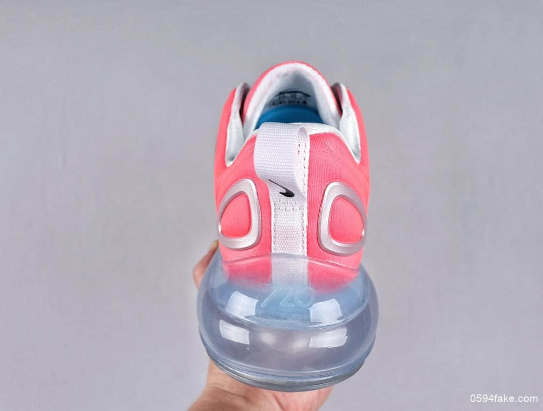 耐克Nike Air Max 720纯原版本天眼气垫原厂鞋面原厂小潘气垫大底区别市面先行错误版本 货号：AR9293-600