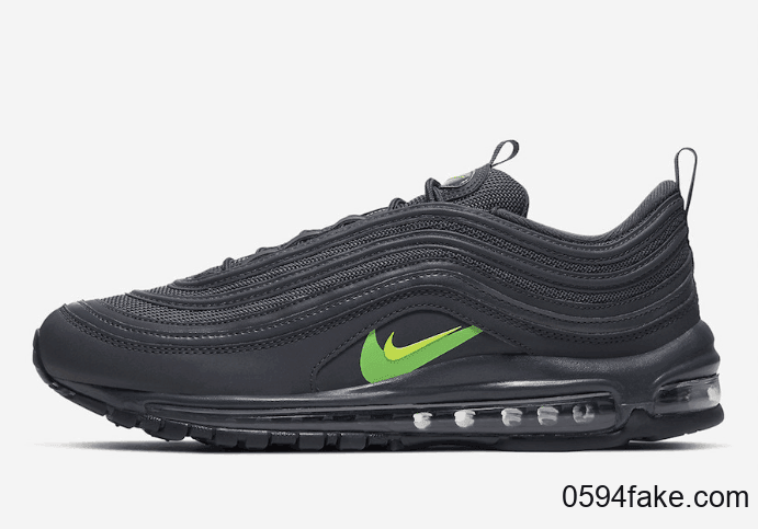 Nike Air Max 97也玩堆叠Swoosh了！新曝黑灰配色！这两个配色我全要了！