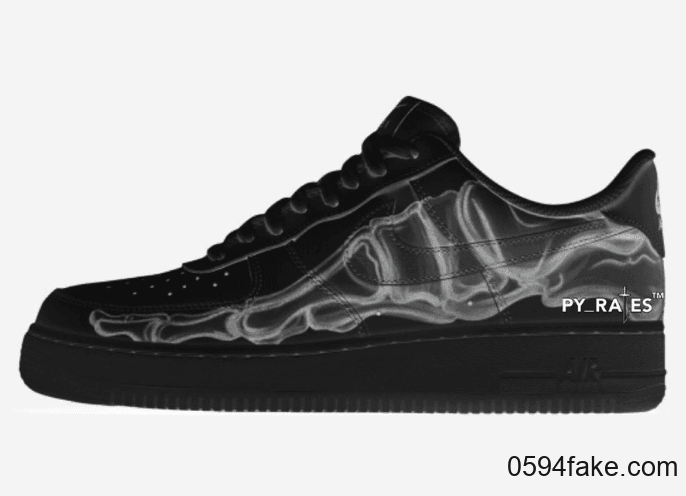 万圣节必备！Nike Air Force 1 Low“Black Skeleton”将于10月25日发售！