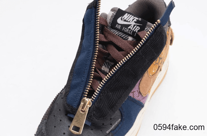 将拼接玩到极致！全新Travis Scott x Nike Air Force 1 Low将于11月发售！ 货号：CN2405-900