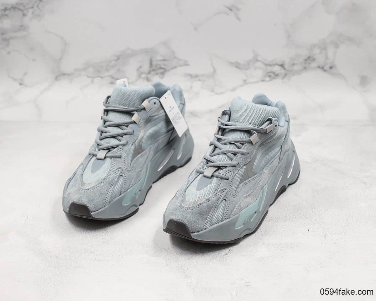 阿迪达斯adidas Yeezy 700 v2 “Hospital Blue”侃爷椰子700二代复古老爹鞋医院蓝OG纯原带半码原鞋开发区分市面低价 货号：FV8424