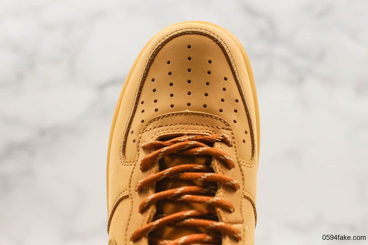 耐克Nike Air Force 1 Low 07 LV8Wheat Flax纯原版本全新二代空军一号雪花绑带高帮小麦色经典百搭休闲运动板鞋 货号：CJ9178-200