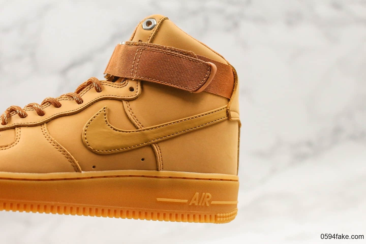 耐克Nike Air Force 1 Low 07 LV8Wheat Flax纯原版本全新二代空军一号雪花绑带高帮小麦色经典百搭休闲运动板鞋 货号：CJ9178-200