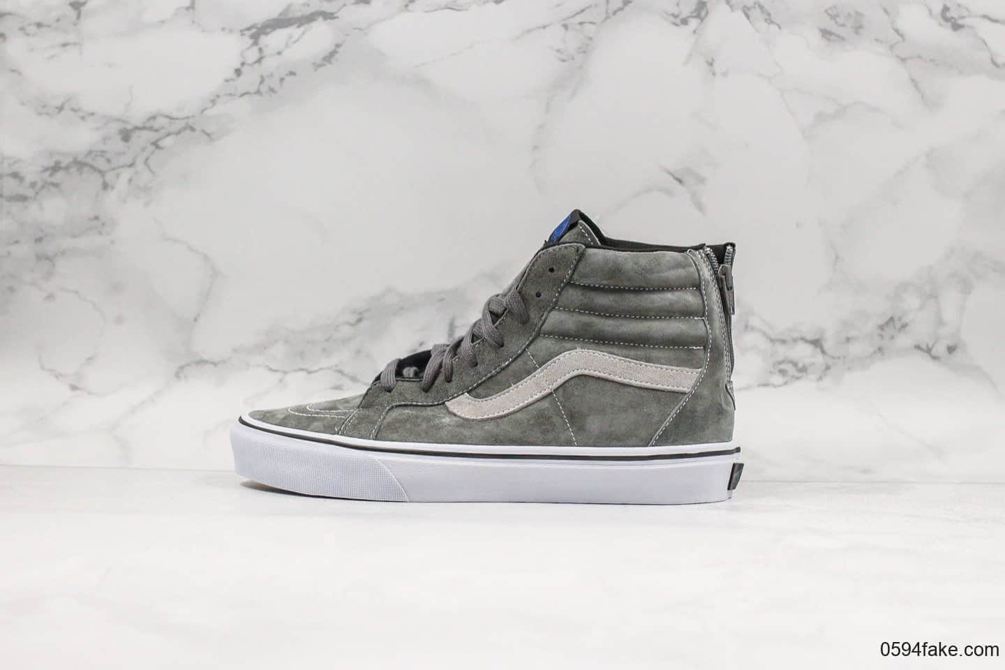 万斯Vans SK8-Hi x Madness余文乐联名款灰色高帮完美无色差全猪八戈高端材料区别市面通货版本