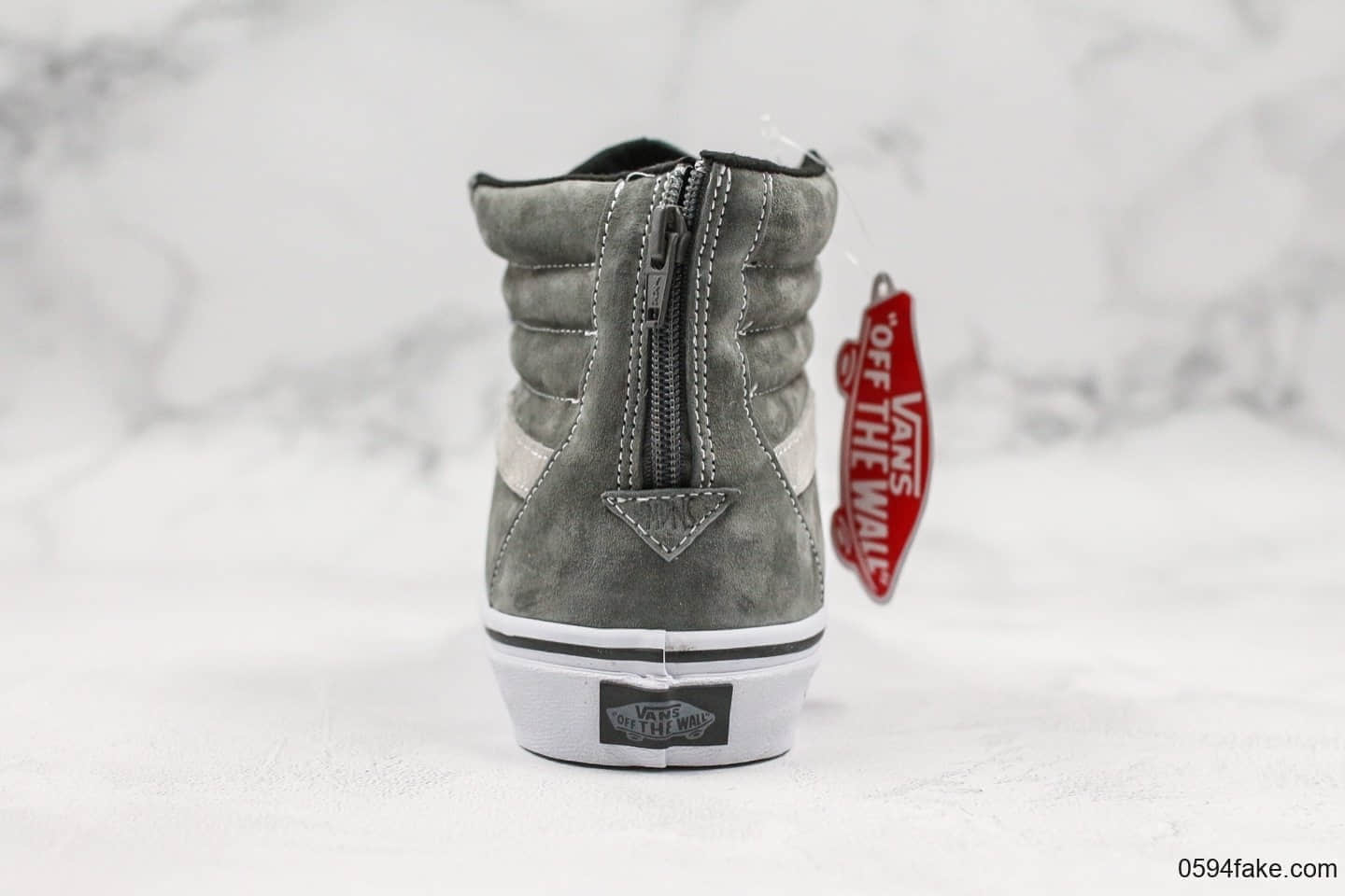 万斯Vans SK8-Hi x Madness余文乐联名款灰色高帮完美无色差全猪八戈高端材料区别市面通货版本