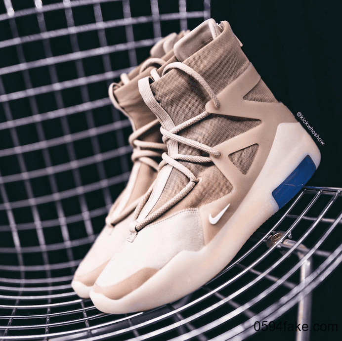 秋日气质燕麦色！Nike Air Fear of God 1“ Oatmeal”将于11月2日发售！ 货号：AR4237-900