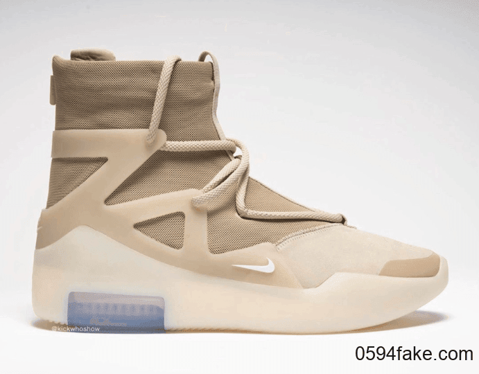 秋日气质燕麦色！Nike Air Fear of God 1“ Oatmeal”将于11月2日发售！ 货号：AR4237-900