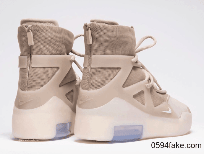 秋日气质燕麦色！Nike Air Fear of God 1“ Oatmeal”将于11月2日发售！ 货号：AR4237-900