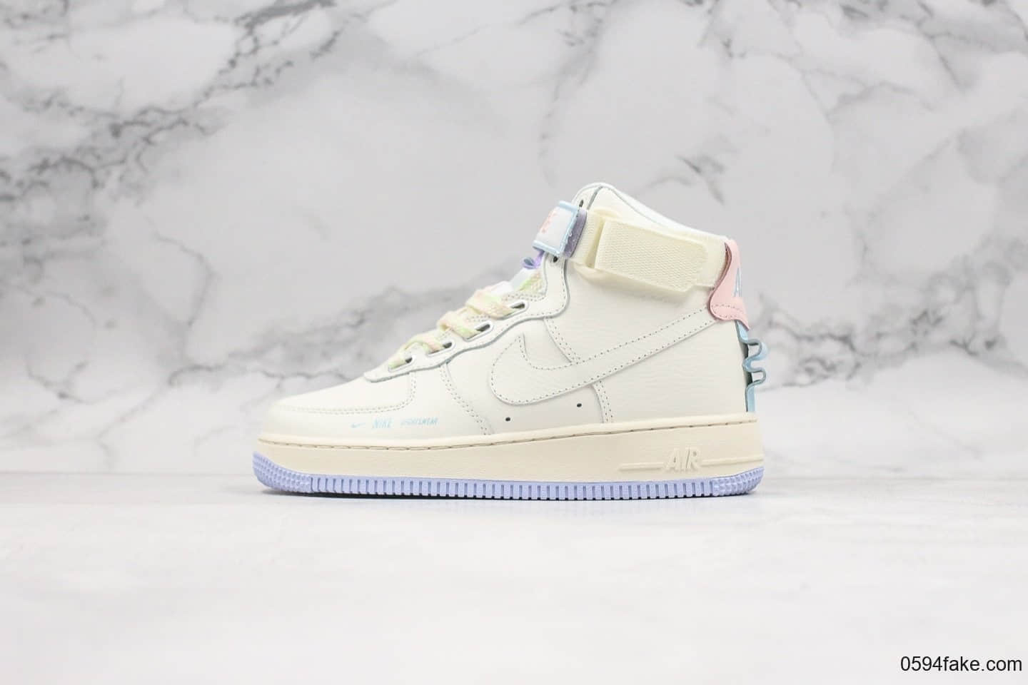 耐克Nike Air Force 1 Mid纯原版本空军一号独角兽联名款原鞋开模打造全头层牛皮市面最高版本原盒原标 货号：CQ4810-100