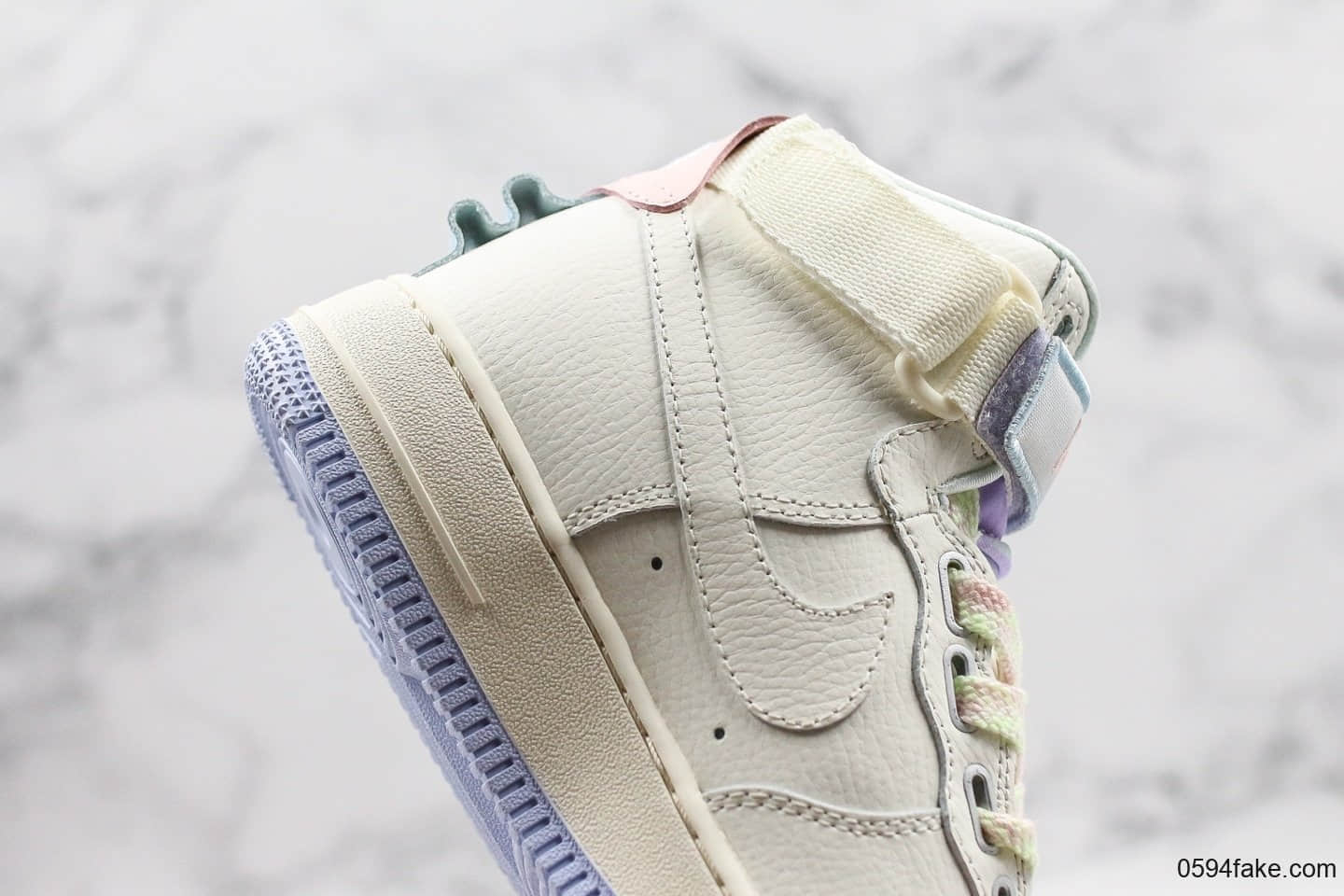 耐克Nike Air Force 1 Mid纯原版本空军一号独角兽联名款原鞋开模打造全头层牛皮市面最高版本原盒原标 货号：CQ4810-100