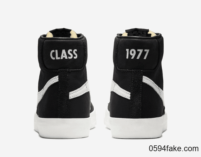 限量“反勾”！Slam Jam x Nike Blazer Mid“ Class 1977”黑色版本来袭！ 货号：CD8233-001