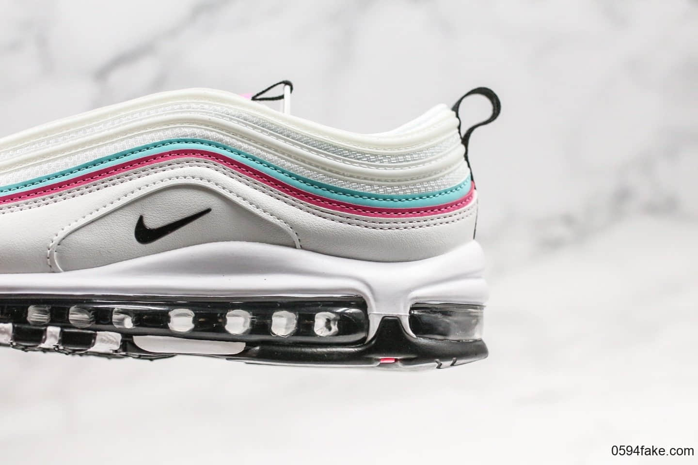 耐克NIKE AIR MAX 97纯原版本复古子弹气垫鞋MAX97白蓝紫粉色内置可视Max气垫原档案数据开发真小潘气垫 货号：CT6806-116