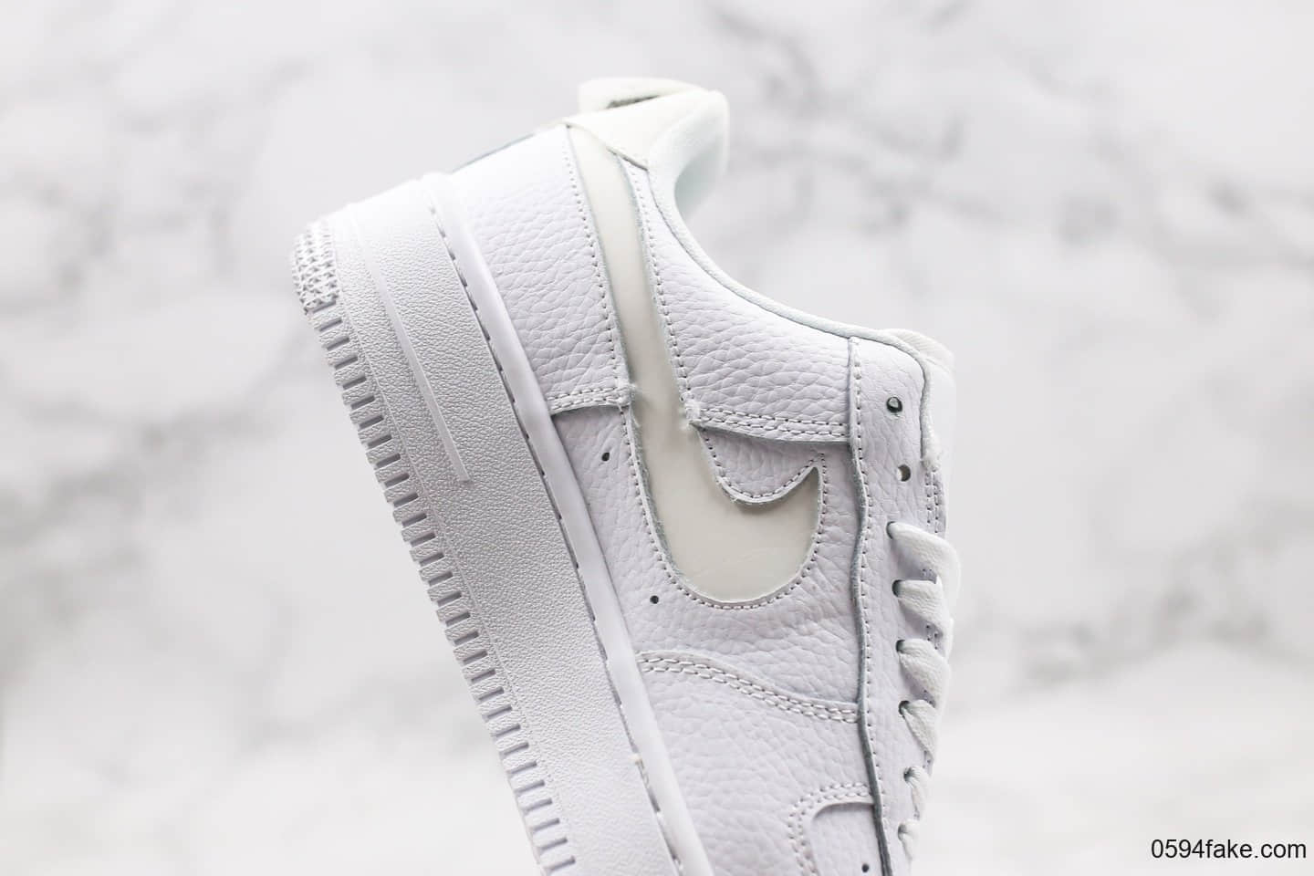 耐克Nike Air Force 1 Low 07纯原版本低帮空军一号侧边小LOGO白色内置全掌Sole气垫原盒原标 货号：CV3039-100