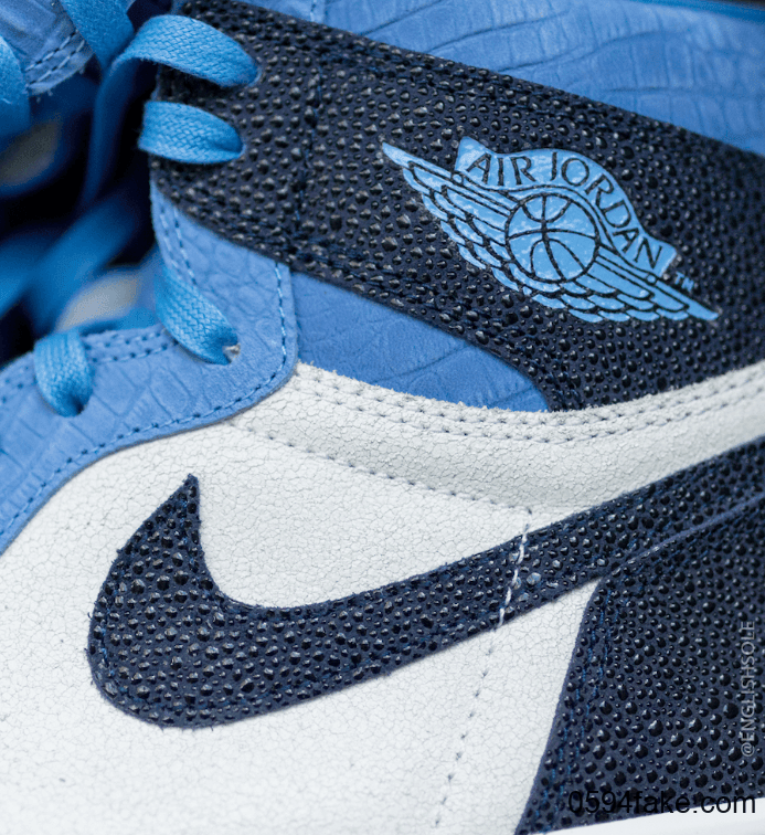 北卡Air Jordan 1“ UNC” PE实物图释出！真的难买！