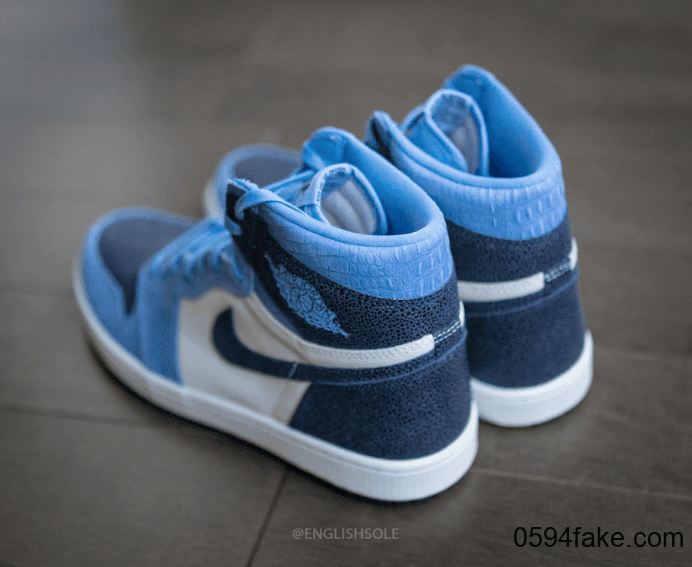 北卡Air Jordan 1“ UNC” PE实物图释出！真的难买！