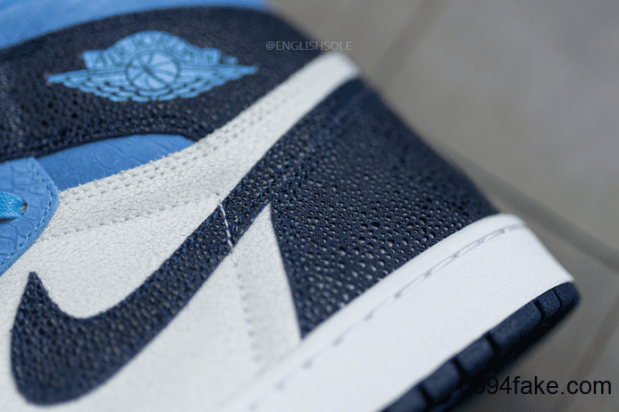 北卡Air Jordan 1“ UNC” PE实物图释出！真的难买！