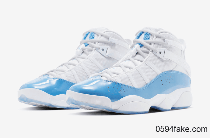 清新北卡配色！全新全新Jordan 6 Rings “UNC”现已发售！ 货号：CW7037-100