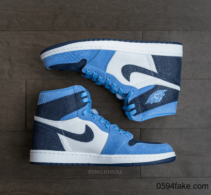 北卡Air Jordan 1“ UNC” PE实物图释出！真的难买！