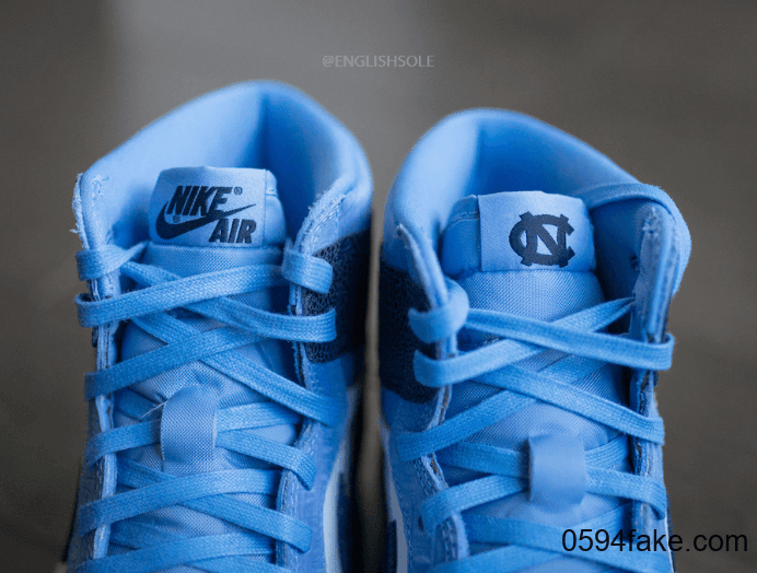 北卡Air Jordan 1“ UNC” PE实物图释出！真的难买！