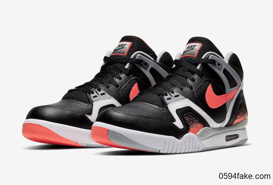 经典配色反转！Nike Air Tech Challenge 2“黑熔岩”后天发售！ 货号：CQ0936-001