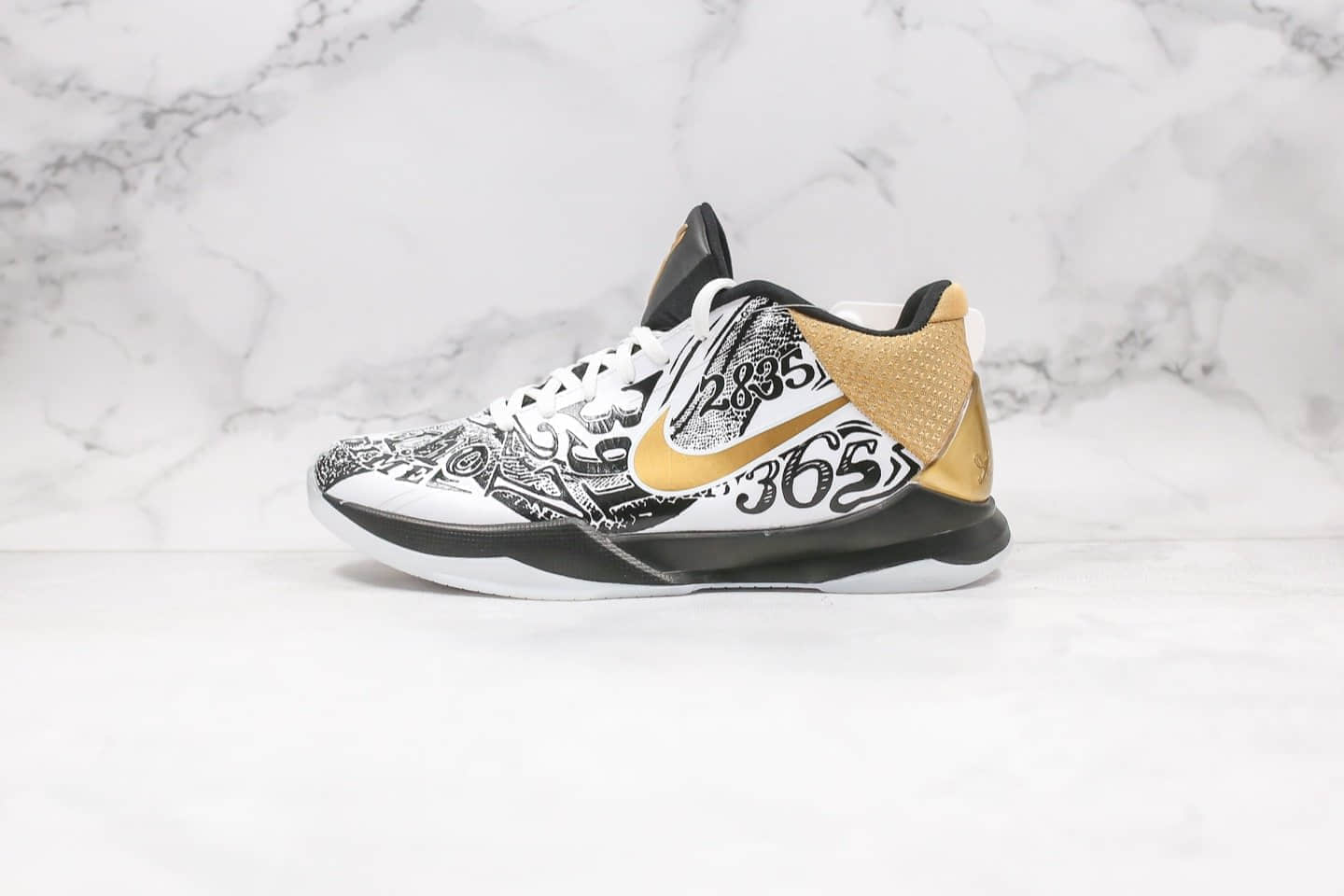 耐克Nike Zoom Kobe 5 Proyr纯原版本科比5代阴阳太极鸳鸯配色搭配碳板加持支持实战 货号：CT8044-100