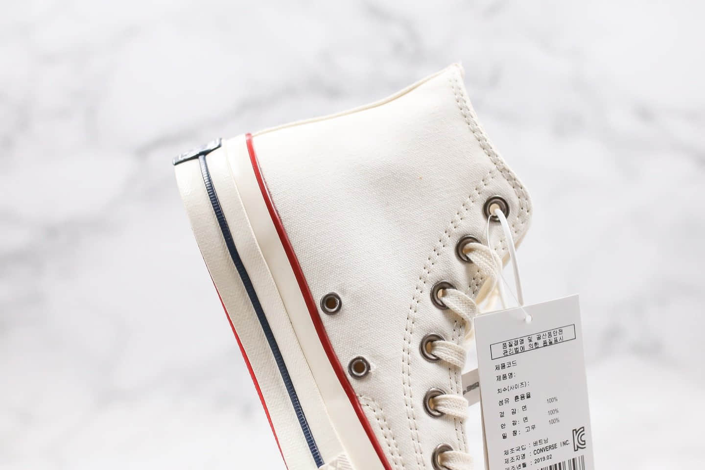 匡威Chinatown Market x Converse Chuck 70s联名款温变字母米白色公司级版本正确硅蓝中底原盒原标