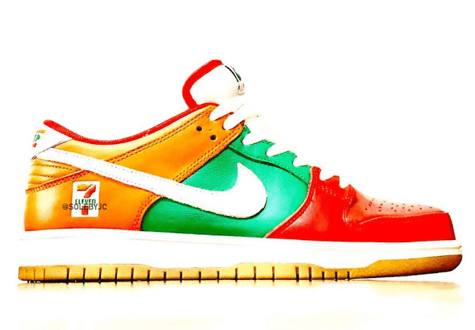 7-11便利店 x Nike SB Dunk Low联名首度曝光！今夏发售！