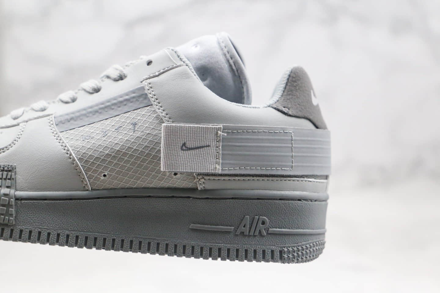 耐克Nike Air Force 1 Type 'N.354纯原版本低帮空军一号灰色解构机能鞋原盒原标原楦头纸板打造 货号：CT2584-001