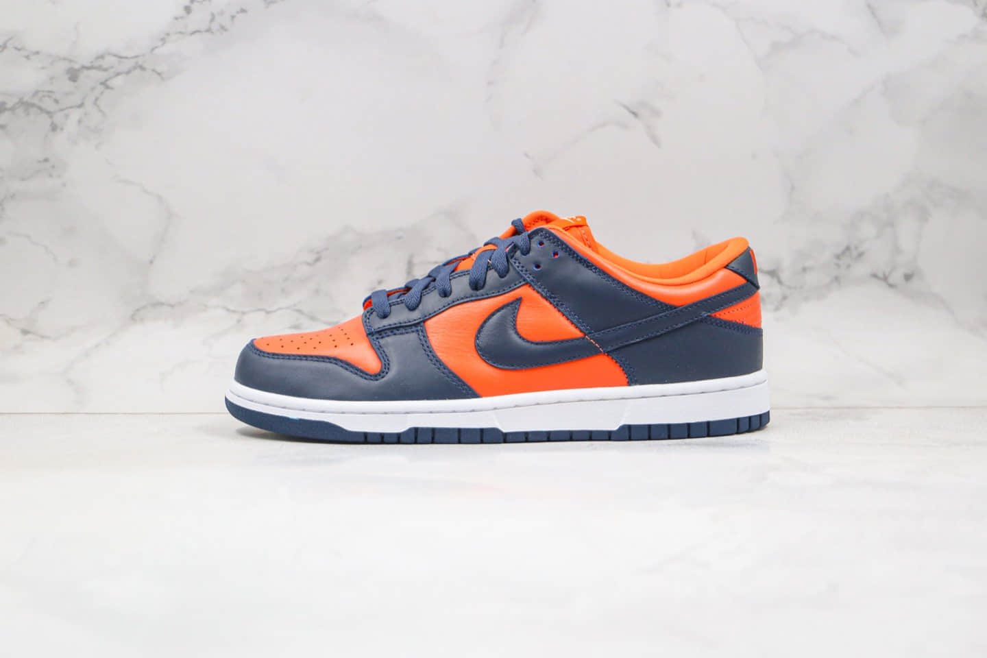 耐克Nike SB Dunk Low University Orange纯原版本低帮SB蓝橙色DUNK板鞋原盒原标正确鞋面卡色 货号：CU1727-800