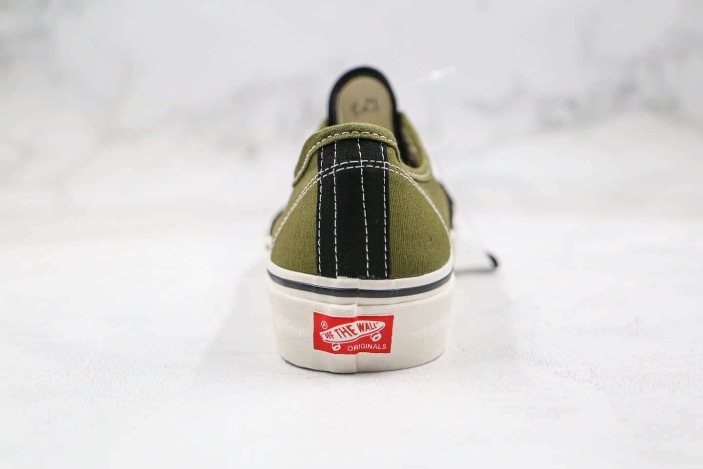 万斯Vans Vault OG Authentic LX公司级版本低帮安娜海姆2020年春季新款黑绿色原盒原标原楦头纸板打造