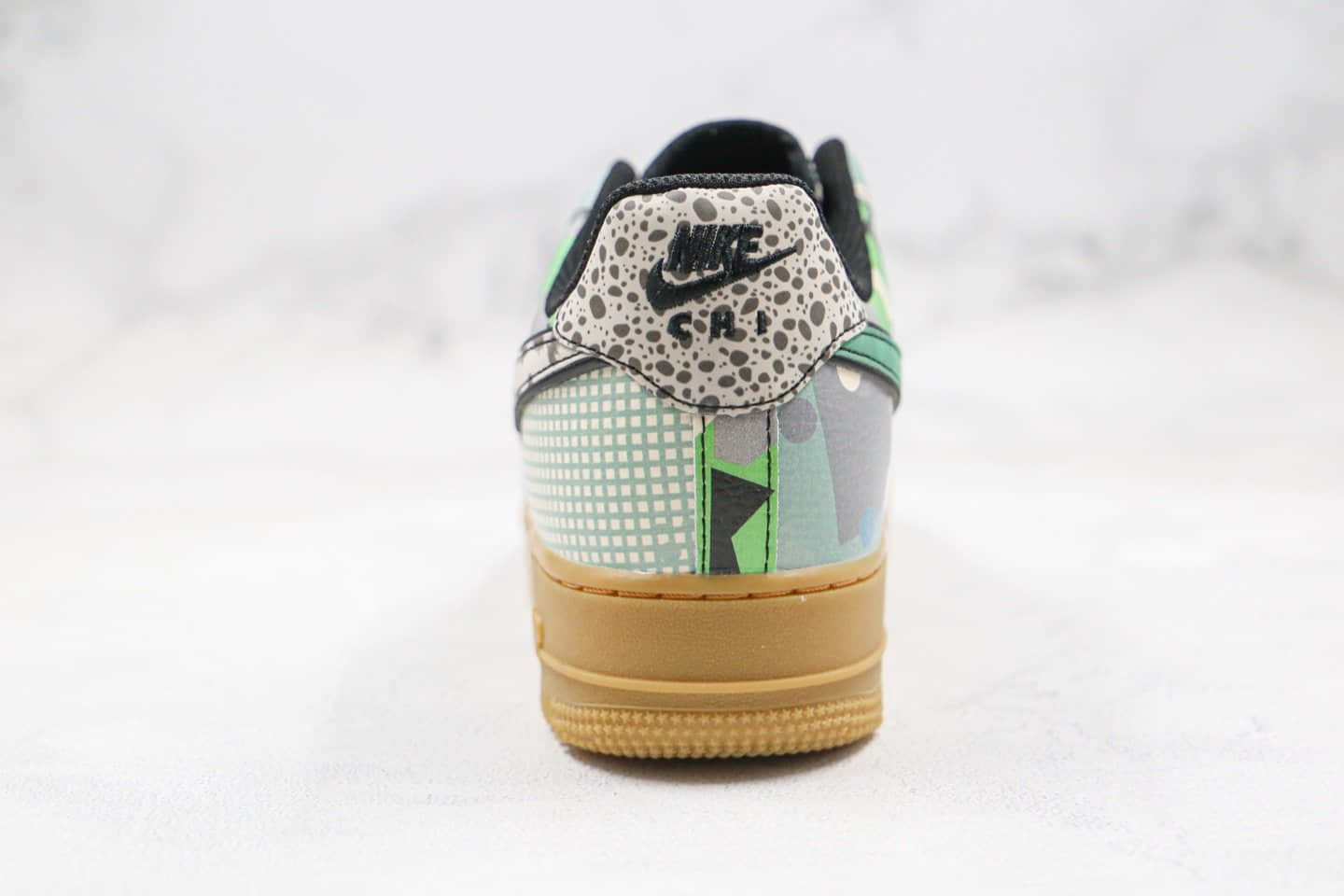 耐克Nike Air Force 1 Low City Of Dreams纯原版本低帮空军一号芝加哥主题豹纹野兽风格花纹拼接内置气垫原盒原标 货号：CT8441-002