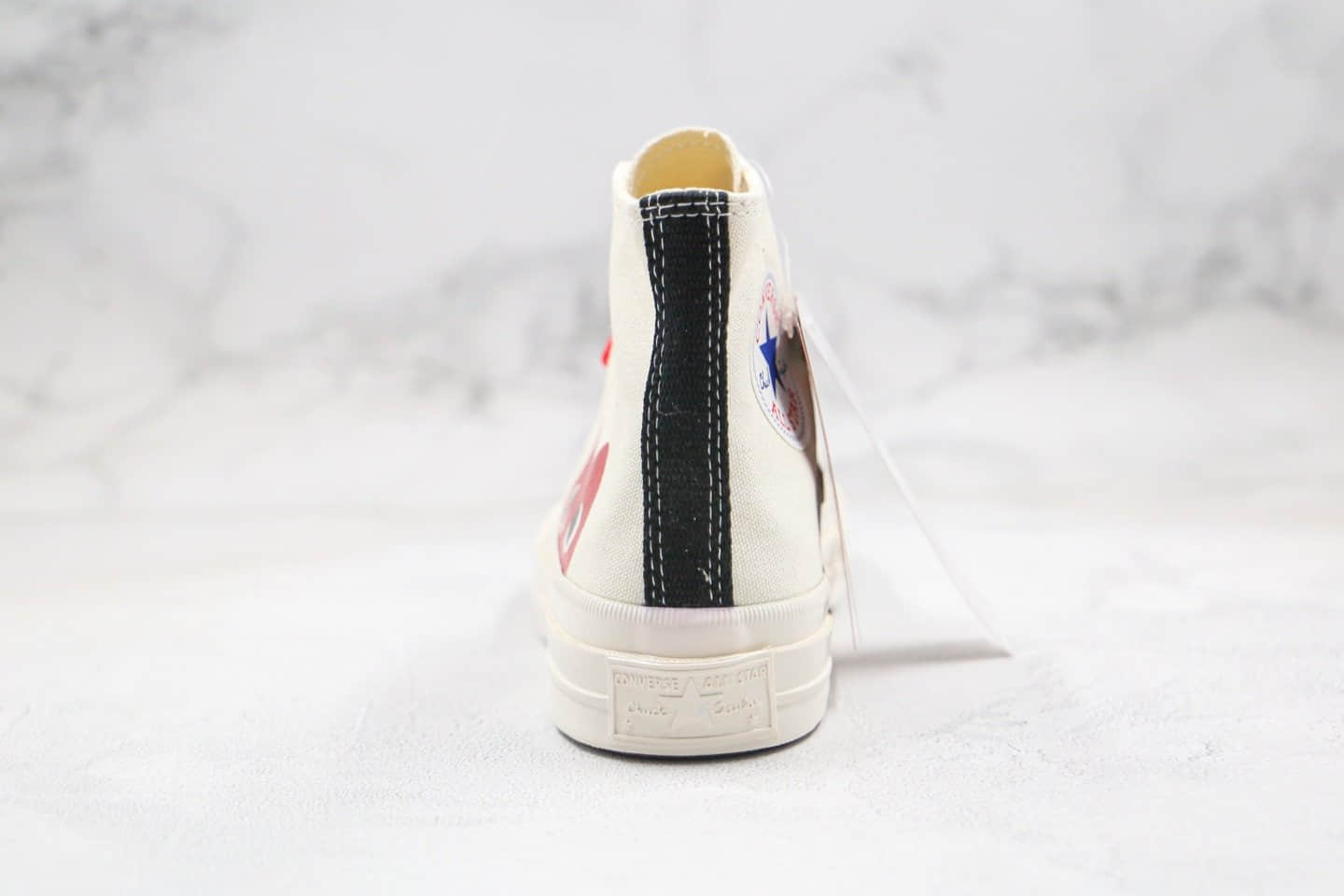 匡威Converse x CDG PLAY X CHANEL公司级版本香奈儿联名款川久保玲高帮帆布鞋原厂硫化大底正确香奈儿鞋带