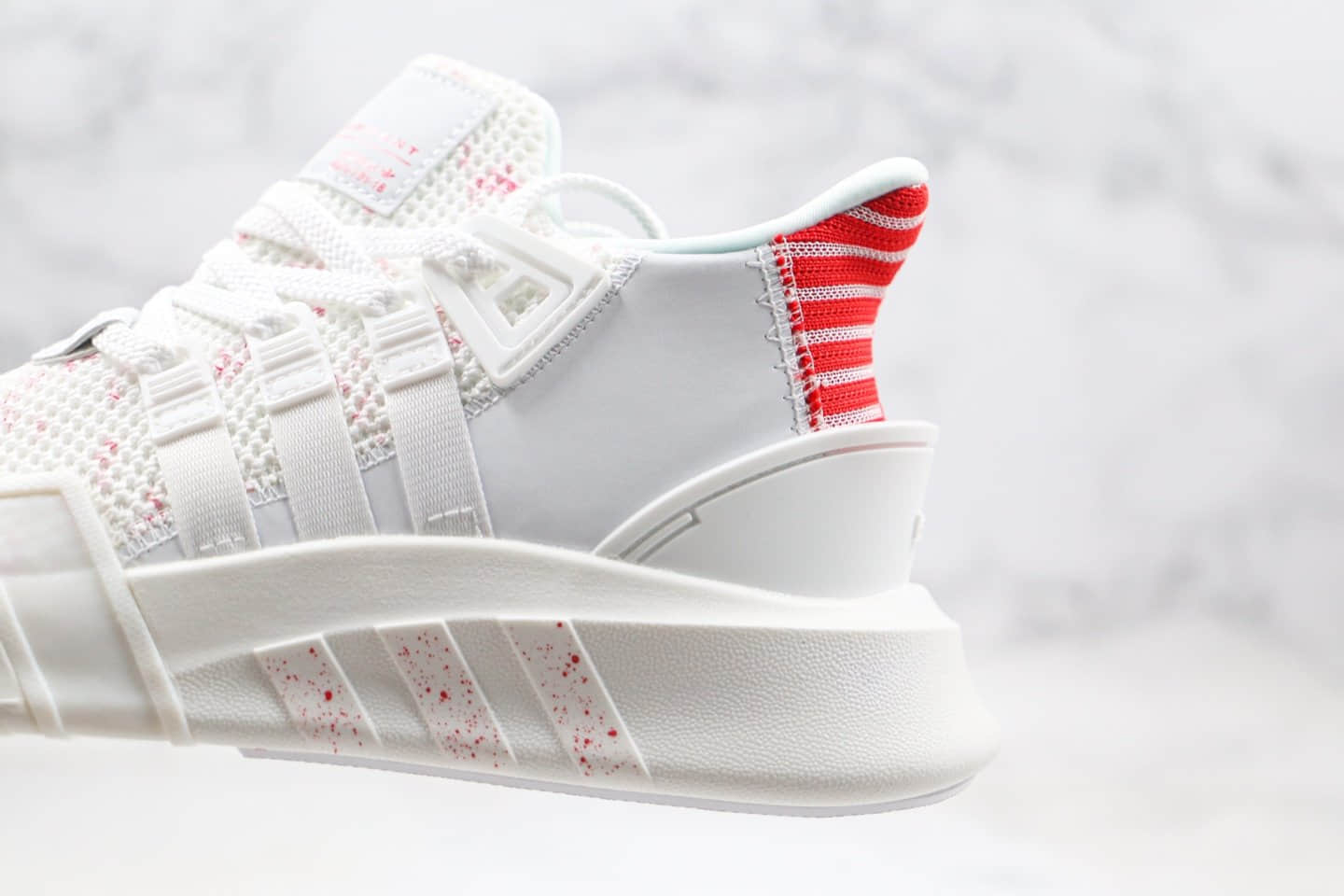 阿迪达斯Adidas EQT BASK ADV V2纯原版本三叶草EQT白红色原盒原标区别市面通货版本 货号：EE5039